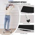 Step Stool 1-Step 150KG Capacity, Folding Steel Step Ladder 3 Adjustable Height, Portable Toddler Step Stools for Adults, Non-Slip Sturdy Step Ladders for Office, RVs, Pets, Bathrooms,Bedrooms