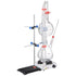 VEVOR Essential Oil Distillation Kit, 2000ml Distillation Apparatus, 3.3 Boro Lab Glassware Distillation Kit with 1000W Heating Plate and 24, 40 Joint, 28 pcs Set