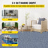 Gray Marine Carpet 6 ft x 36 ft, Boat Carpet Rugs, Indoor Outdoor Rugs for Patio Deck Anti-Slide TPR Water-Proof Back Outdoor Marine Carpeting Outdoor Carpet
