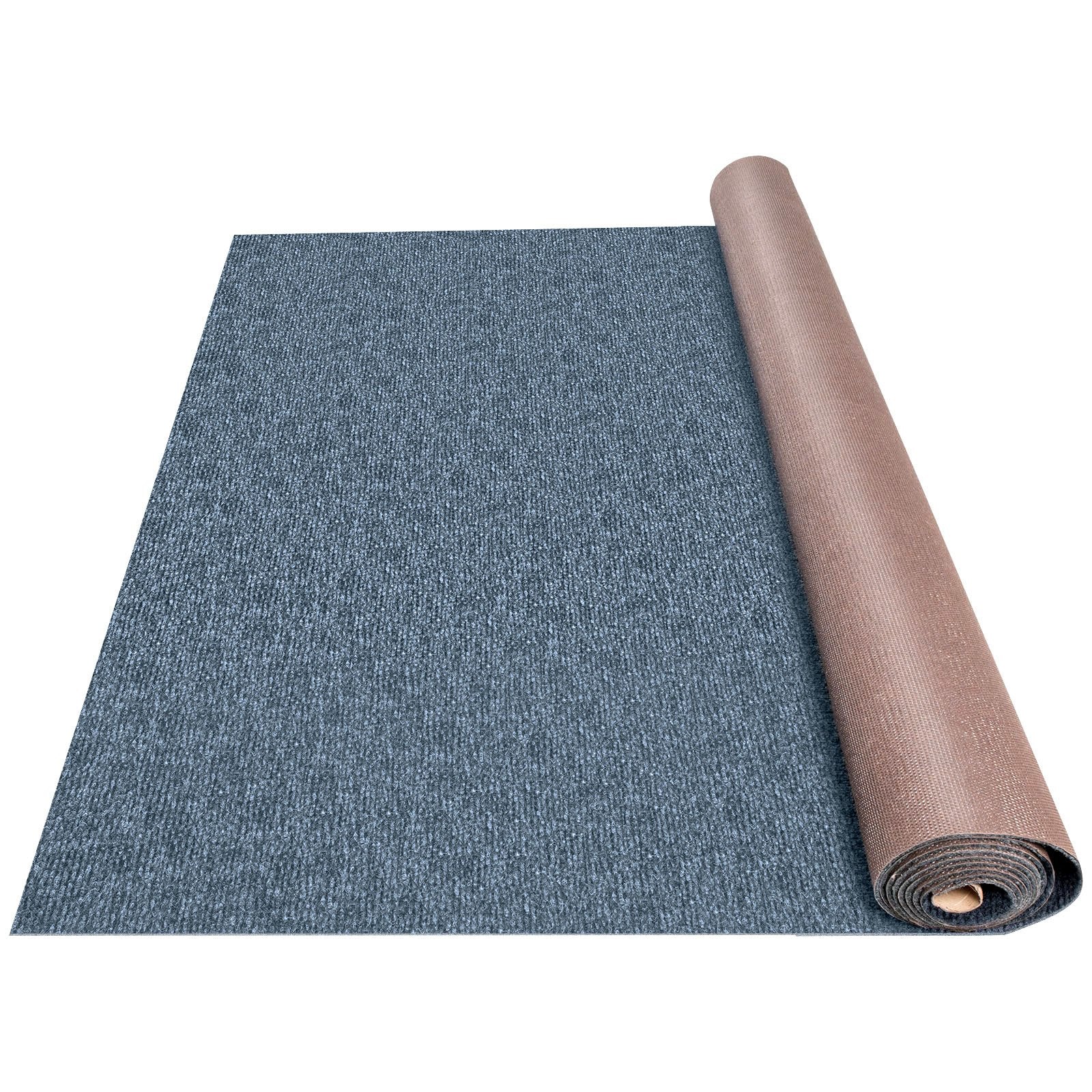 Gray Marine Carpet 6 ft x 39.3 ft Marine Carpeting Marine Grade Carpet for Boats with Waterproof Back Outdoor Rug for Patio Porch Deck Garage Outdoor Area Rug Runner Anti-Slide Porch Rug,1.8x12m