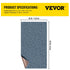 Marine Carpet 6x13ft Boat Area Rug Roll Cutpile In/Outdoor Patio Deck Gray, 1.8x4m