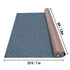 Gray Marine Carpet 6 ft x 23 ft Boat Carpet Rugs Indoor Outdoor Rugs for Patio Deck Anti-Slide TPR Water-Proof Back Cut Outdoor Marine Carpeting Easy Clean Outdoor Carpet Roll