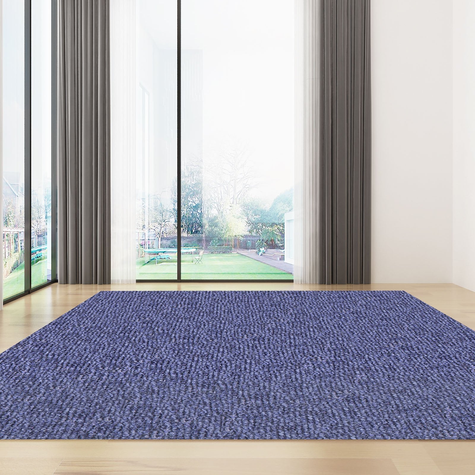 Deep Blue Marine Carpet 6 ft x 36 ft Marine Carpeting Marine Grade Carpet for Boats with Waterproof Back Outdoor Rug for Patio Porch Deck Garage Outdoor Area Rug Runner Non-Slide Porch Rug