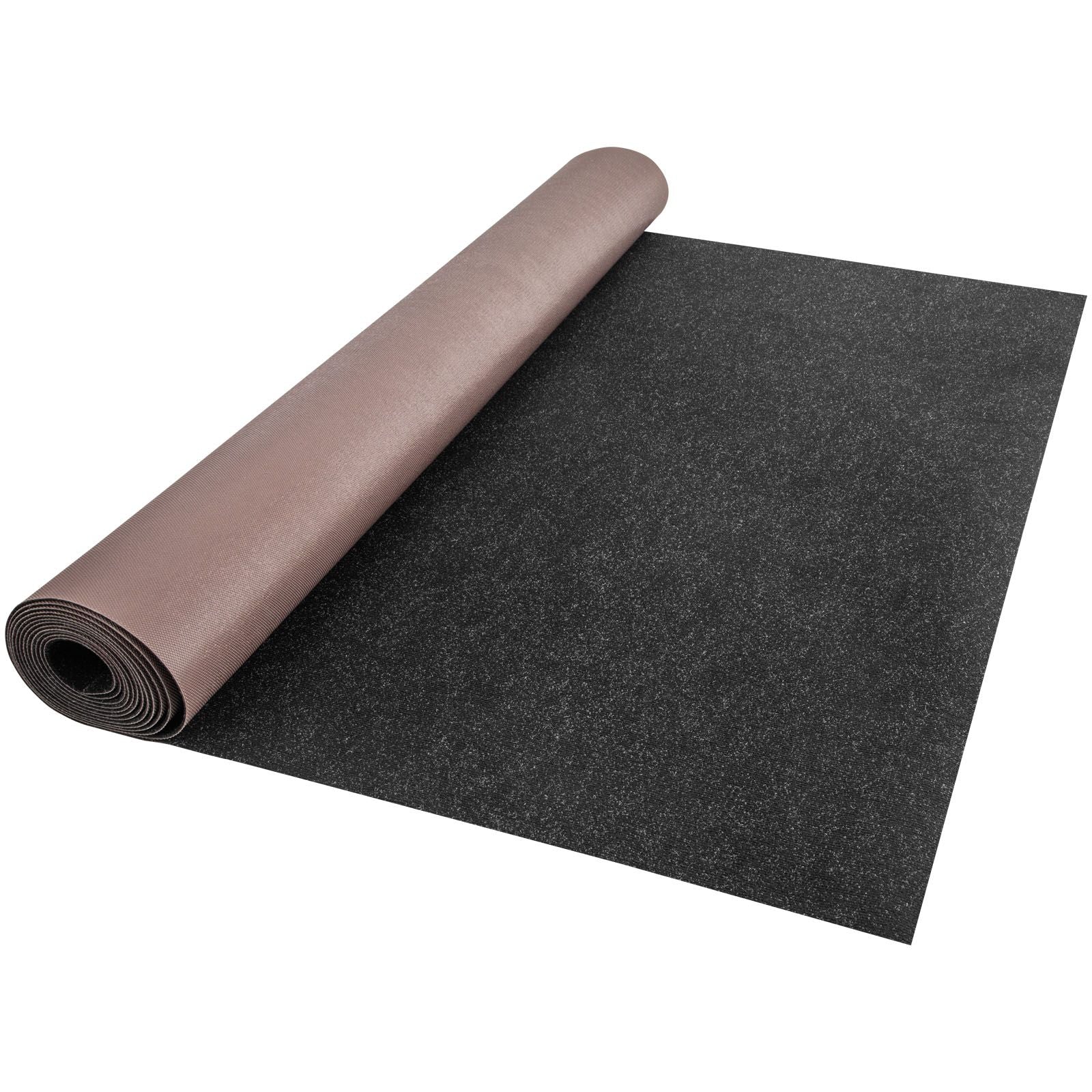 Marine Carpet, 6 x 23 ft Boat Carpeting, Charcoal Black Marine Grade Boat Carpet, Indoor/Outdoor Marine Carpeting with Water-proof TPR Backing, Water-proof Carpet Roll for Home, Patio, Porch, De
