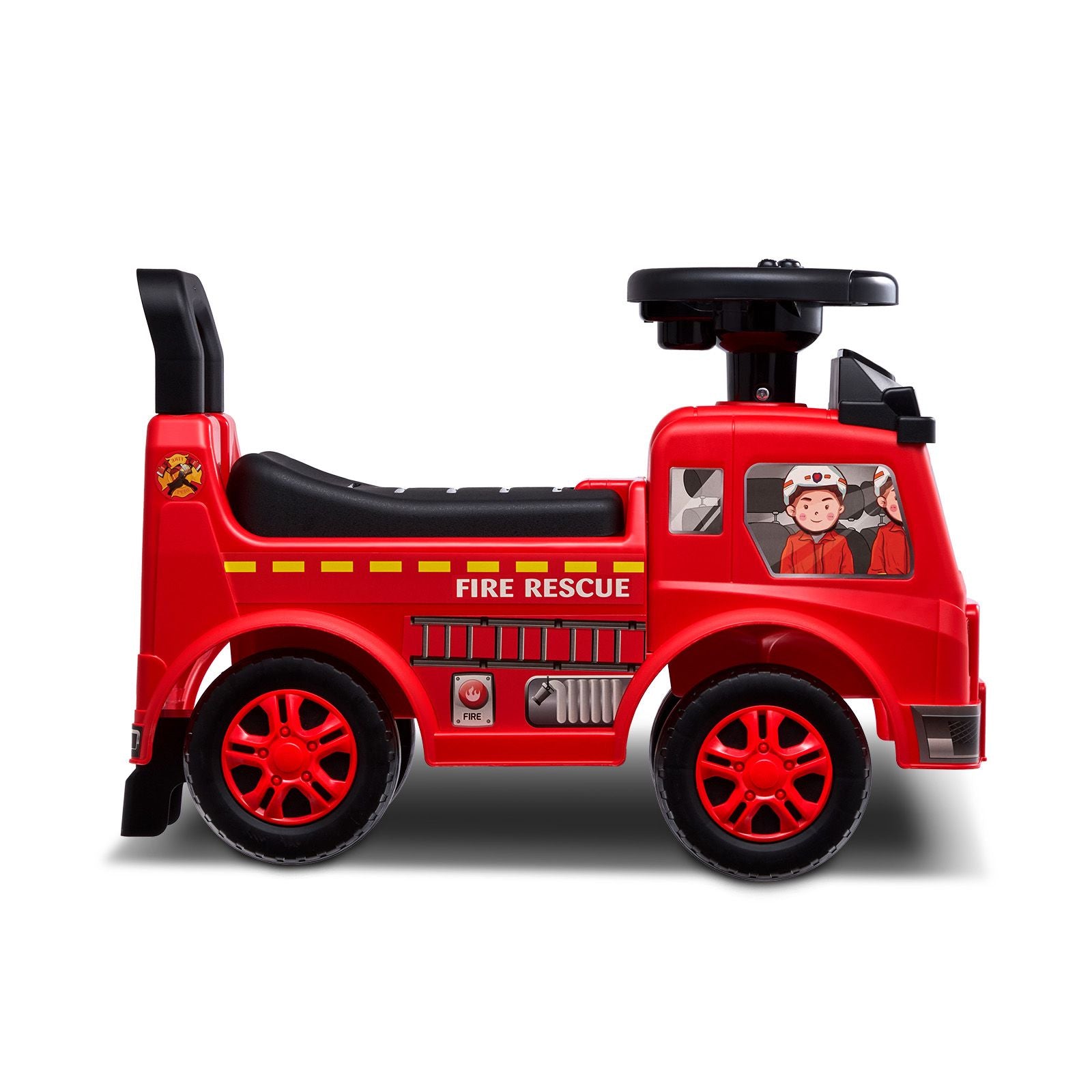 Toddler Ride On Push Car with Music Storage Red Ages 1-3 Years