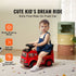 Toddler Ride On Push Car with Music Storage Red Ages 1-3 Years