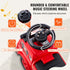 Toddler Ride On Push Car with Music Storage Red Ages 1-3 Years