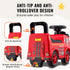 Toddler Ride On Push Car with Music Storage Red Ages 1-3 Years