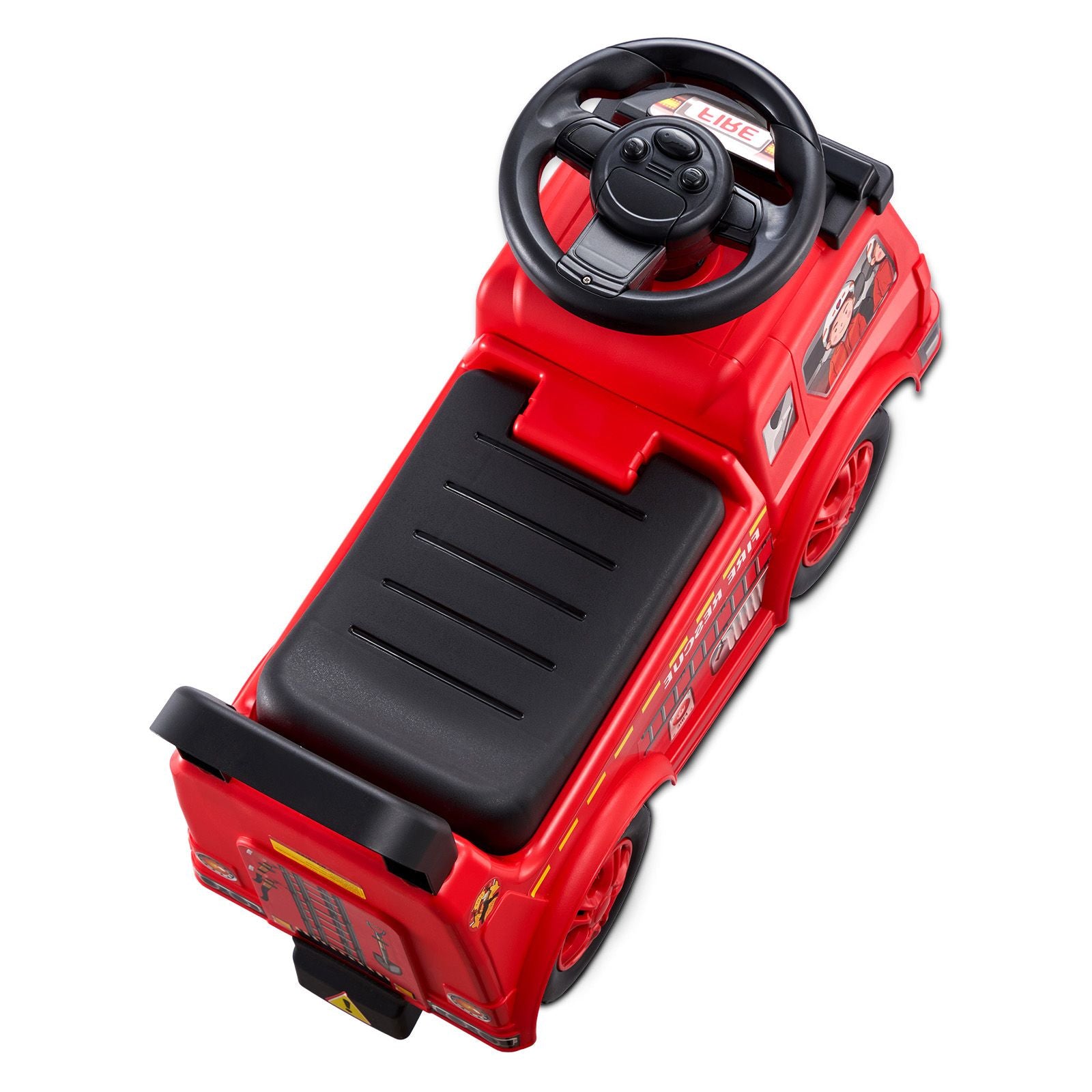 Toddler Ride On Push Car with Music Storage Red Ages 1-3 Years