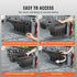 Truck Bed Swing Case Storage Box 25L Lockable Wheel Well Tool Box