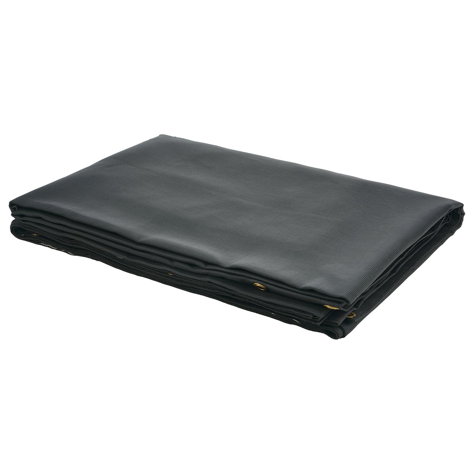 VEVOR Dump Truck Mesh Tarp, 5 x 14 ft, PVC Coated Black Heavy Duty Cover with 5.5