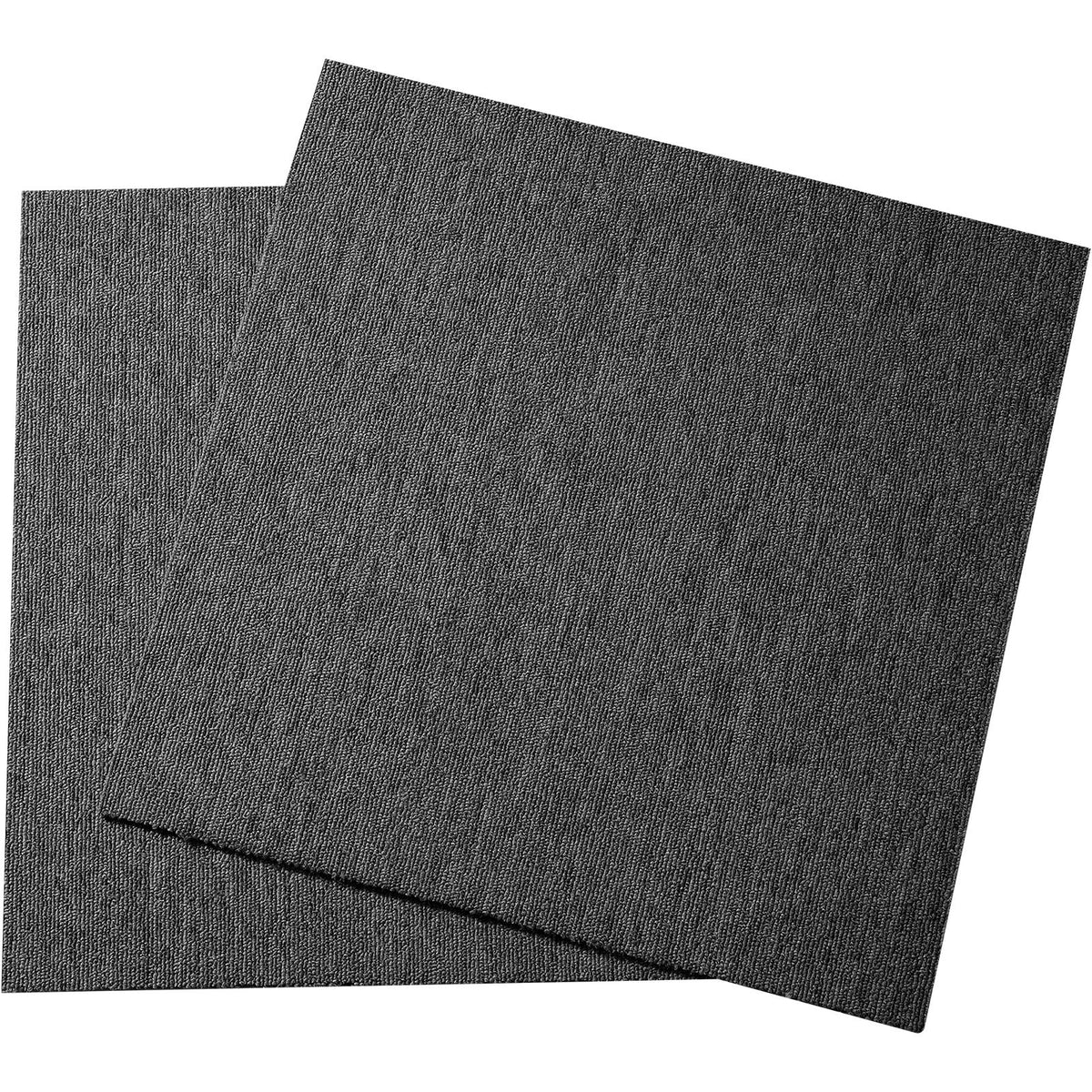 20PCS Reusable Carpet Tiles 20x20in Padded Carpet Squares Dark Gray