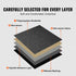 20PCS Reusable Carpet Tiles 20x20in Padded Carpet Squares Dark Gray