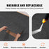 20PCS Reusable Carpet Tiles 20x20in Padded Carpet Squares Dark Gray