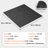 20PCS Reusable Carpet Tiles 20x20in Padded Carpet Squares Dark Gray