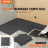 Carpet Tiles Reusable, 20"x 20" Carpet Squares With Padding Attached, Soft Padded Carpet Tiles, Easy Install DIY for Bedroom Living Room Indoor Outdoor (20 Tiles, Dark Gray)