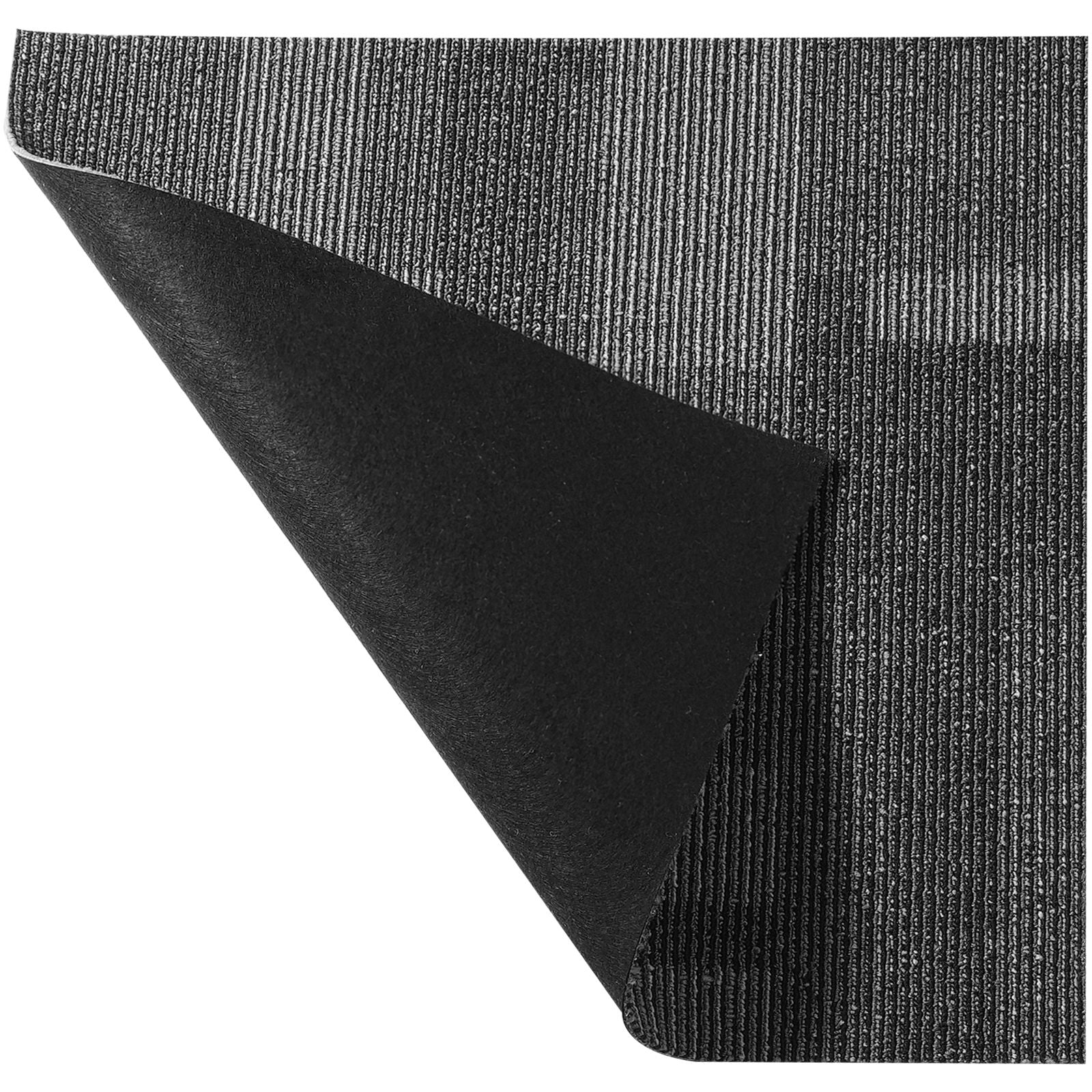 24-Pack 24x24in Carpet Tiles with Padding Reusable DIY Mixed Gray 96sqft