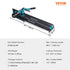 Manual Tile Cutter, 1200mm, Porcelain Ceramic Tile Cutter with Tungsten Carbide Cutting Wheel, Infrared Positioning, Anti-Skid Feet, Durable Rails for professional installers or beginners
