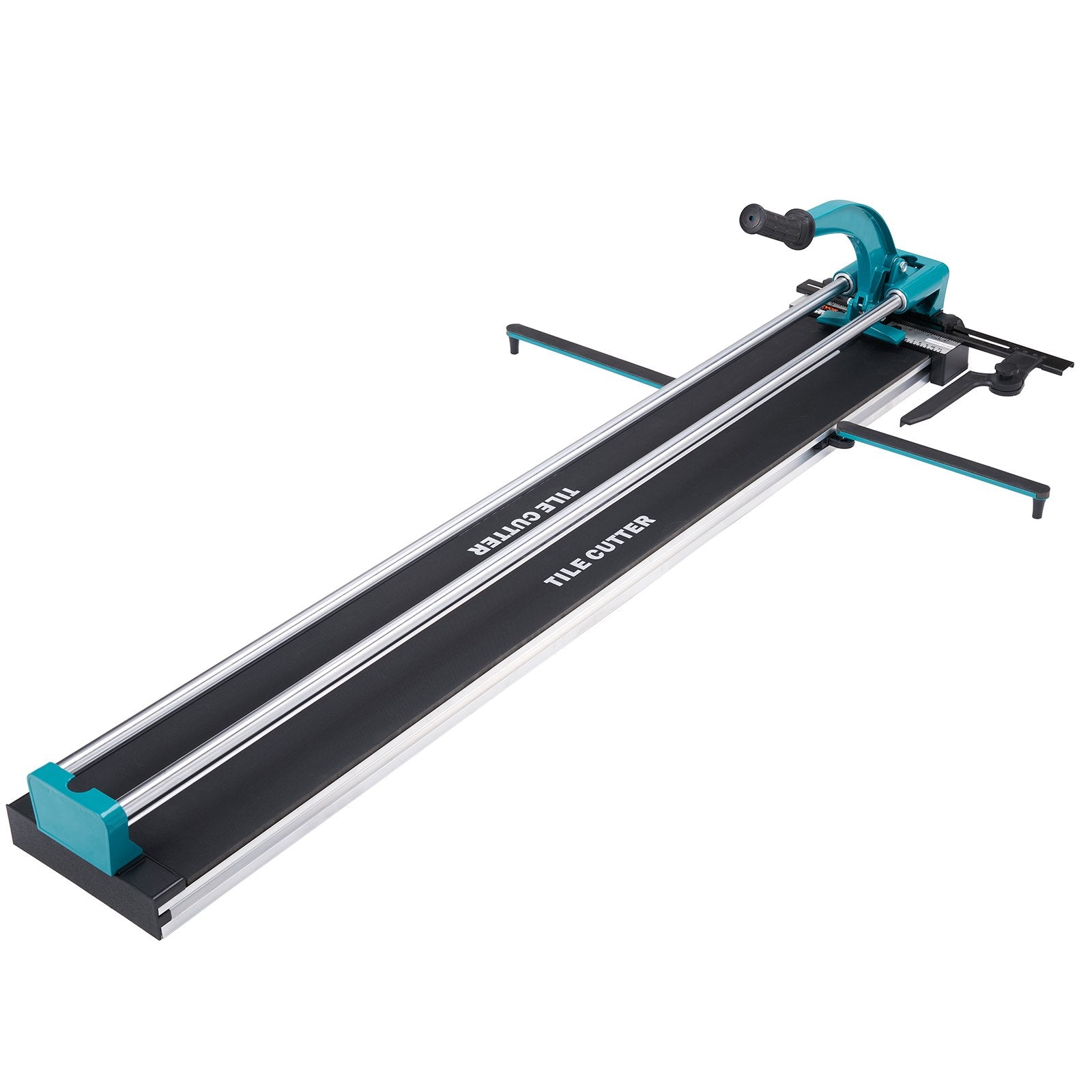 Manual Tile Cutter, 1200mm, Porcelain Ceramic Tile Cutter with Tungsten Carbide Cutting Wheel, Infrared Positioning, Anti-Skid Feet, Double Rails for professional installers or beginners
