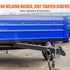 15000lb Adjustable Trailer Coupler 2-5/16in Heavy Duty Channel Mount Hitch