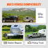 15000lb Adjustable Trailer Coupler 2-5/16in Heavy Duty Channel Mount Hitch