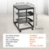 12U Open Frame Server Rack, 15''-40'' Adjustable Depth, Free Standing or Wall Mount Network Server Rack, 4 Post AV Rack with Casters, Holds All Your Networking IT Equipment AV Gear Router Modem