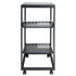20U Open Frame Server Rack, 15''-40'' Adjustable Depth, Free Standing or Wall Mount Network Server Rack, 4 Post AV Rack with Casters, Holds All Your Networking IT Equipment AV Gear Router Modem