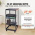 20U Open Frame Server Rack, 15''-40'' Adjustable Depth, Free Standing or Wall Mount Network Server Rack, 4 Post AV Rack with Casters, Holds All Your Networking IT Equipment AV Gear Router Modem
