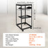 20U Open Frame Server Rack, 15''-40'' Adjustable Depth, Free Standing or Wall Mount Network Server Rack, 4 Post AV Rack with Casters, Holds All Your Networking IT Equipment AV Gear Router Modem