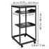 20U Open Frame Server Rack, 15''-40'' Adjustable Depth, Free Standing or Wall Mount Network Server Rack, 4 Post AV Rack with Casters, Holds All Your Networking IT Equipment AV Gear Router Modem
