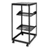 20U Open Frame Server Rack, 15''-40'' Adjustable Depth, Free Standing or Wall Mount Network Server Rack, 4 Post AV Rack with Casters, Holds All Your Networking IT Equipment AV Gear Router Modem
