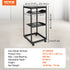 20U Open Frame Server Rack, 15''-40'' Adjustable Depth, Free Standing or Wall Mount Network Server Rack, 4 Post AV Rack with Casters, Holds All Your Networking IT Equipment AV Gear Router Modem