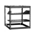 10U Open Frame Network Rack 585mm 4 Post Server Rack Wall Mount Floor
