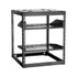 12U Open Frame Network Rack, 585 mm Depth, Wall Mounted or Floor Standing Server Rack, Heavy Duty 4 Post, with Vented Shelves & Mounting Hardware, Holds All Your Networking IT Equipment AV Gear