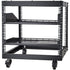 9U Open Frame Server Rack Adjustable Depth 4 Post Network Equipment Rack
