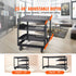 9U Open Frame Server Rack Adjustable Depth 4 Post Network Equipment Rack