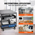 9U Open Frame Server Rack Adjustable Depth 4 Post Network Equipment Rack