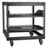 9U Open Frame Server Rack Adjustable Depth 4 Post Network Equipment Rack