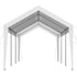 Carport Car Canopy 10 x 20 FT Heavy Duty Portable Car Shelter Tent White