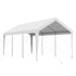 Carport Car Canopy 10 x 20 FT Heavy Duty Portable Car Shelter Tent White