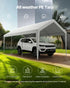 Carport Car Canopy 10 x 20 FT Heavy Duty Portable Car Shelter Tent White