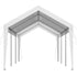 Carport Car Canopy 10 x 20 FT Heavy Duty Portable Car Shelter Tent White