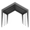 Carport Car Canopy 10 x 20 FT Heavy Duty Portable Car Shelter Tent Grey
