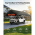 Carport Car Canopy 10 x 20 FT Heavy Duty Portable Car Shelter Tent Grey
