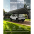 Carport Car Canopy 10 x 20 FT Heavy Duty Portable Car Shelter Tent Grey