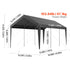 Carport Car Canopy 10 x 20 FT Heavy Duty Portable Car Shelter Tent Grey
