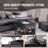 Lift Top Coffee Table 35.3" Round Coffee Table for Living Room Black