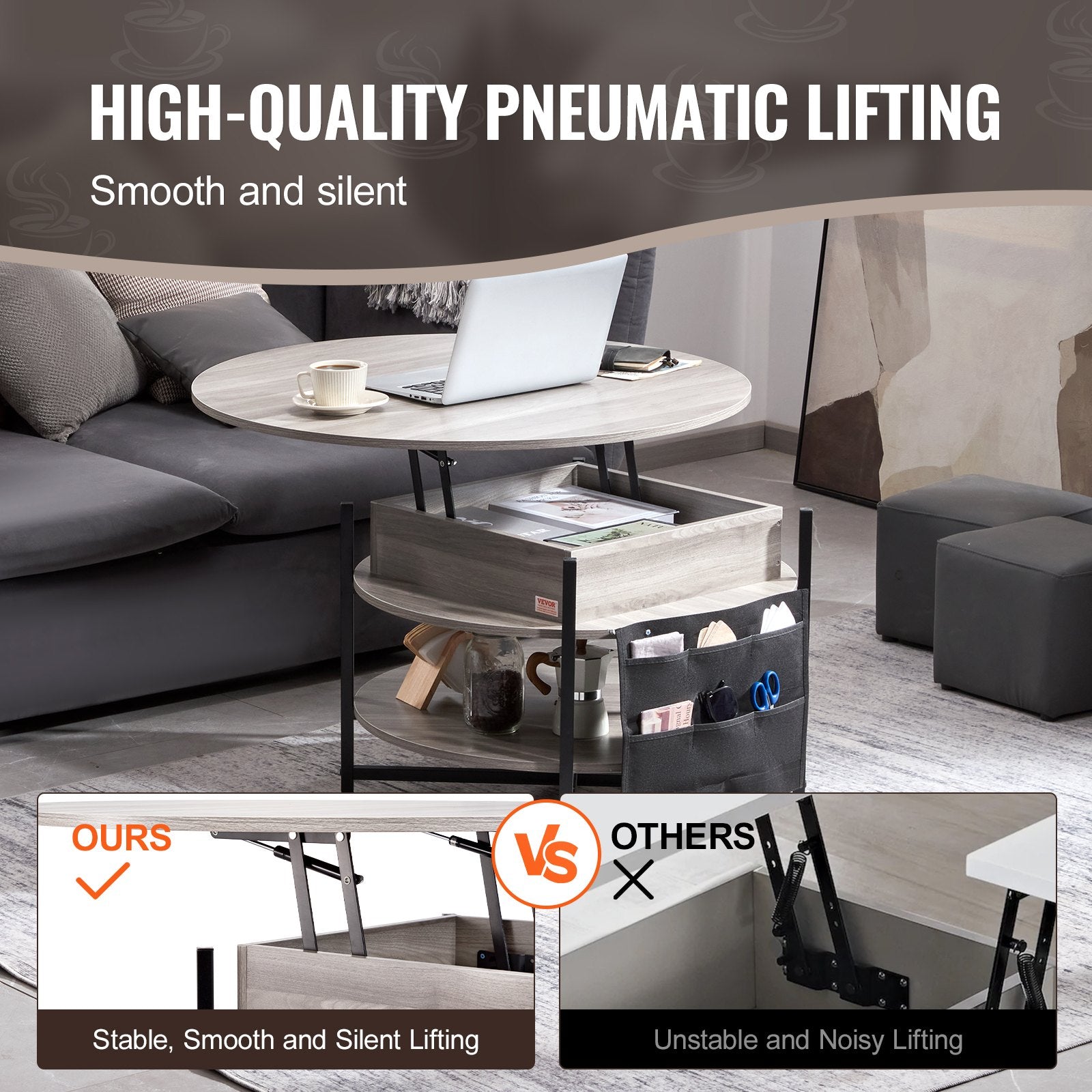 Lift Top Coffee Table 35.3