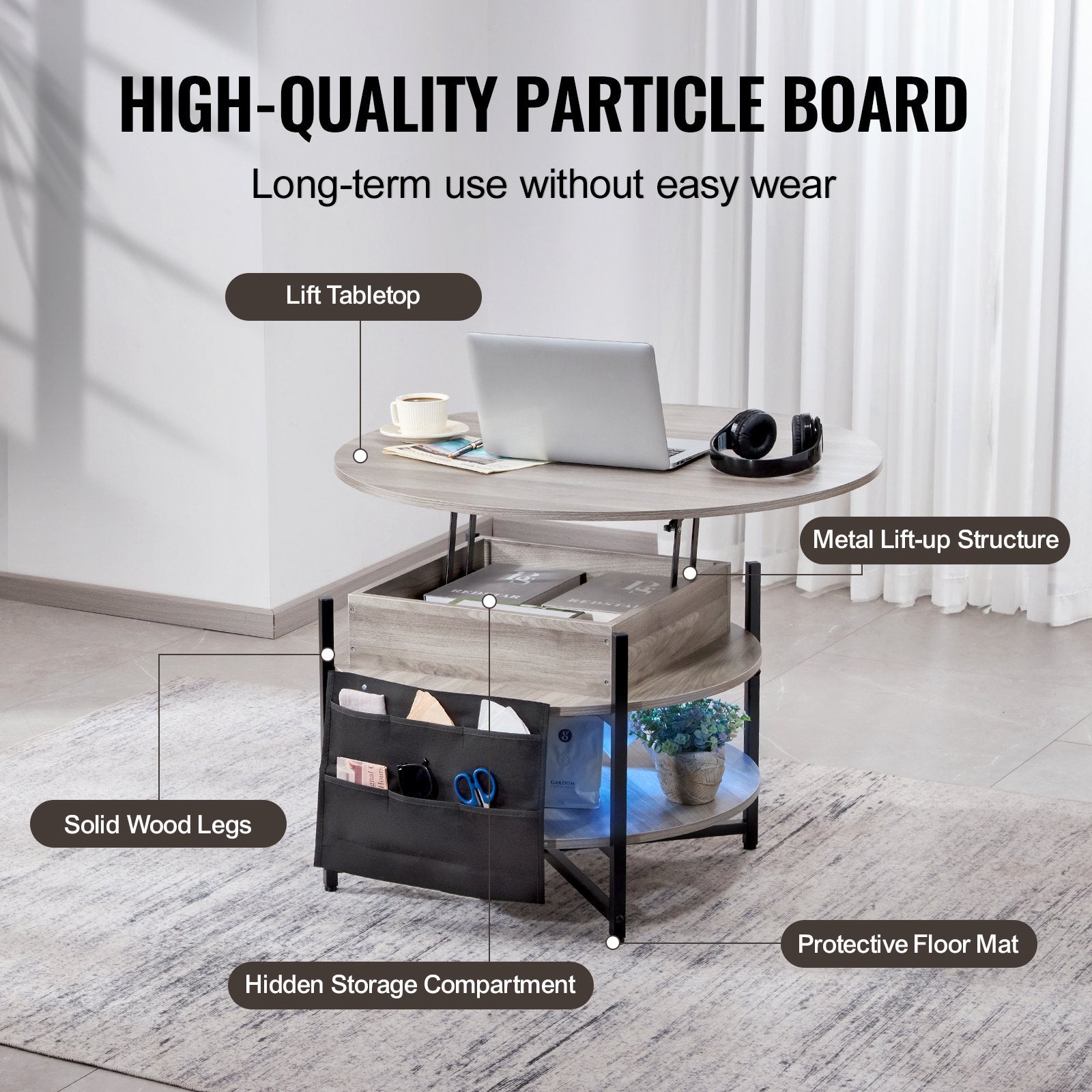 Lift Top Coffee Table 35.3