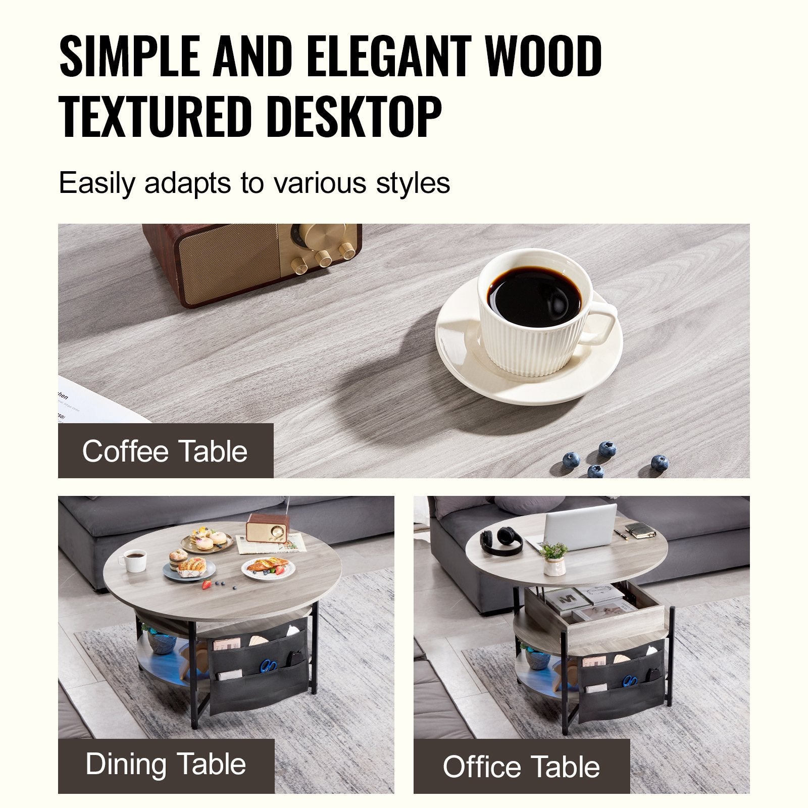 Lift Top Coffee Table 35.3